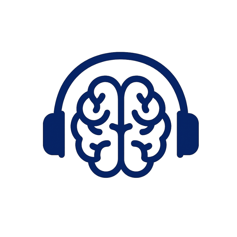 Brain with Earphones