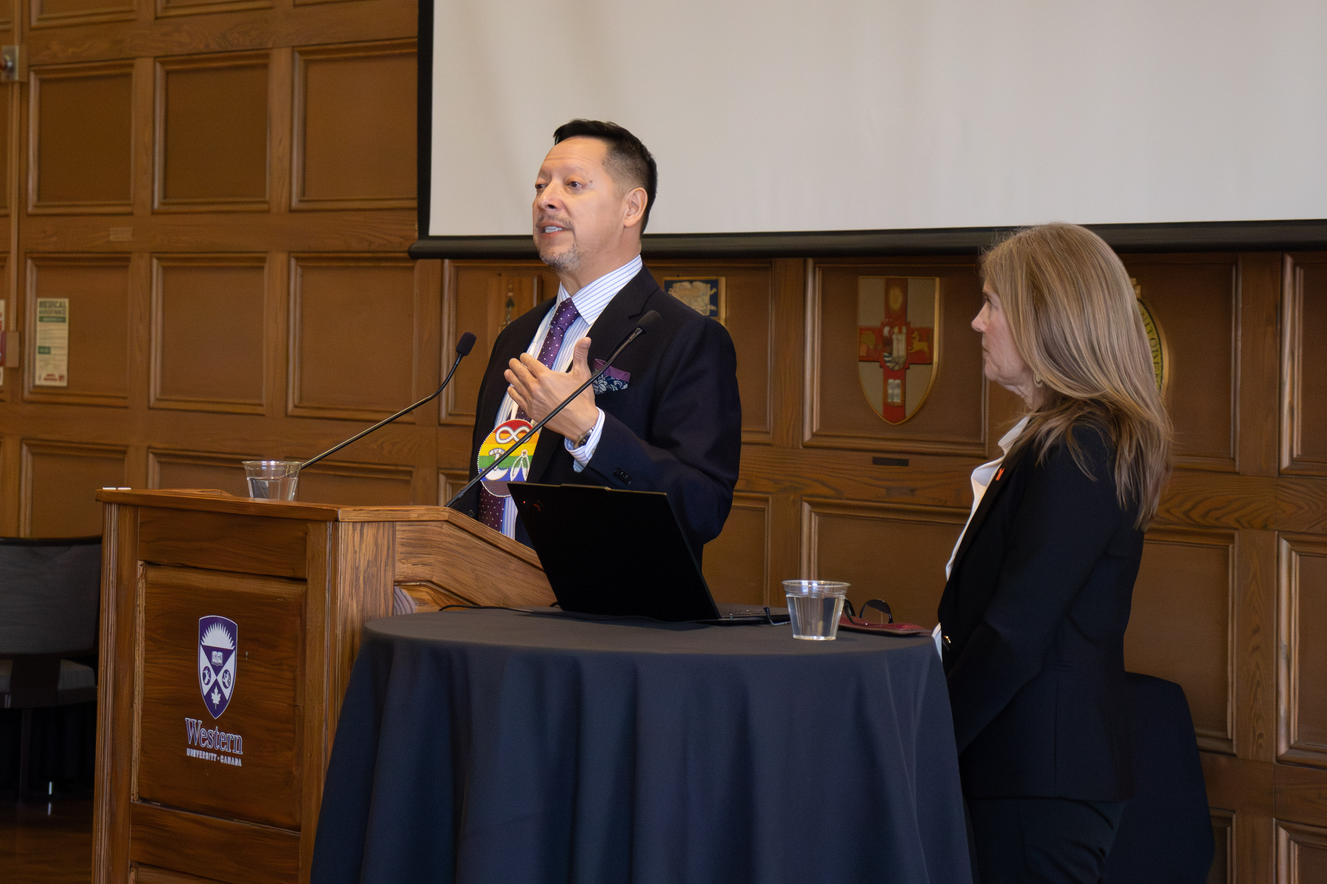 Keynote Speakers John Sylliboy and Dr. Margot Latimer